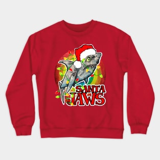 Santa Jaws Shark Crewneck Sweatshirt